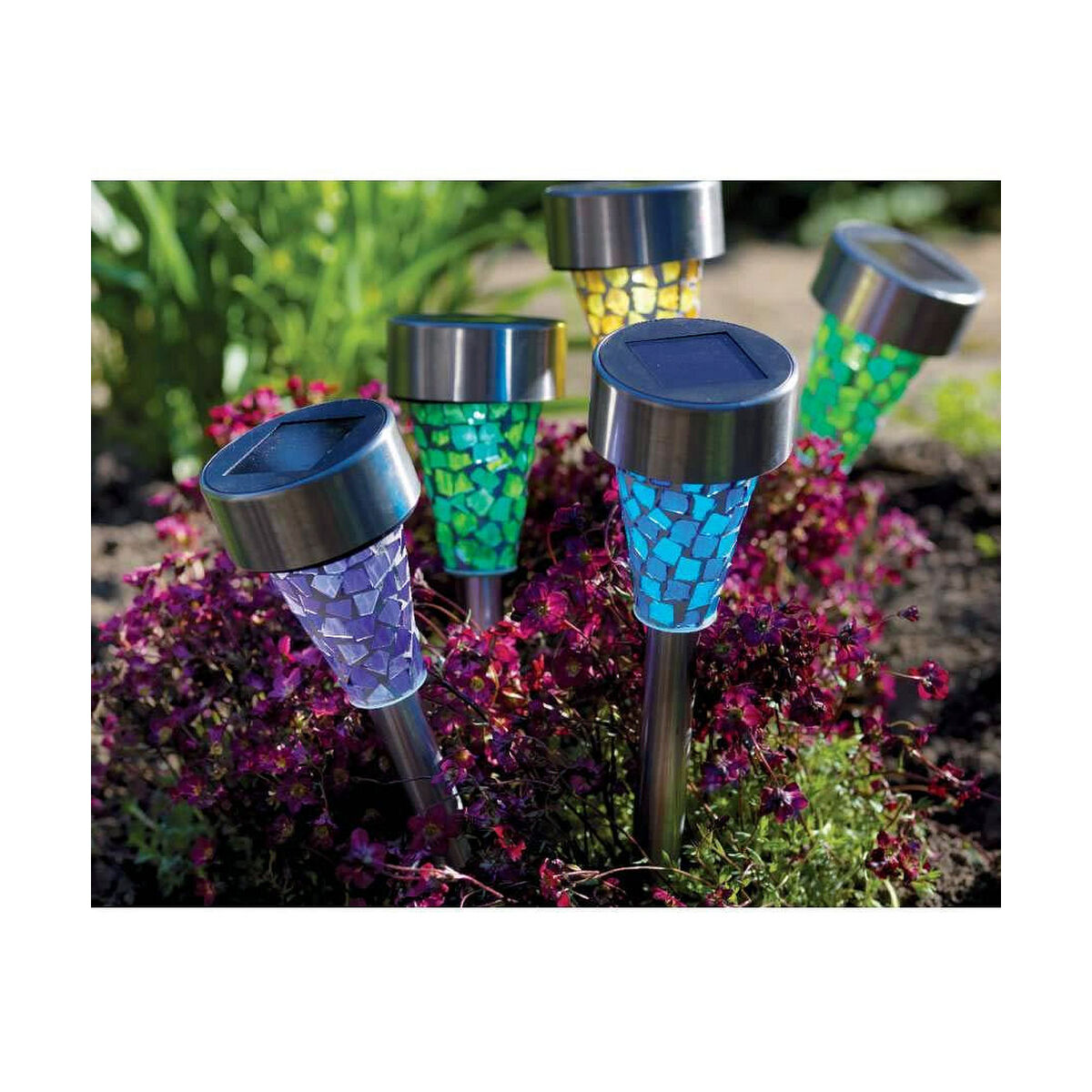 Tocha de Jardim Lumineo 39 cm Multicolor Solar